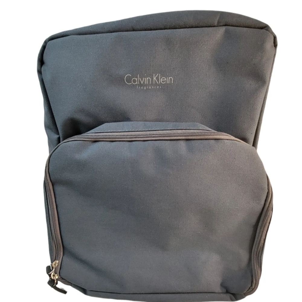Calvin Klein Fragrance Blue Grey Backpack